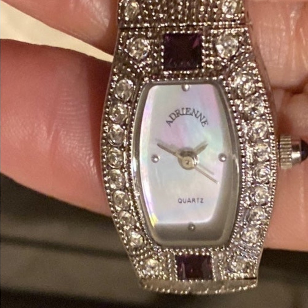Vintage Adrienne Couture
Collection Amethyst Crystal watch